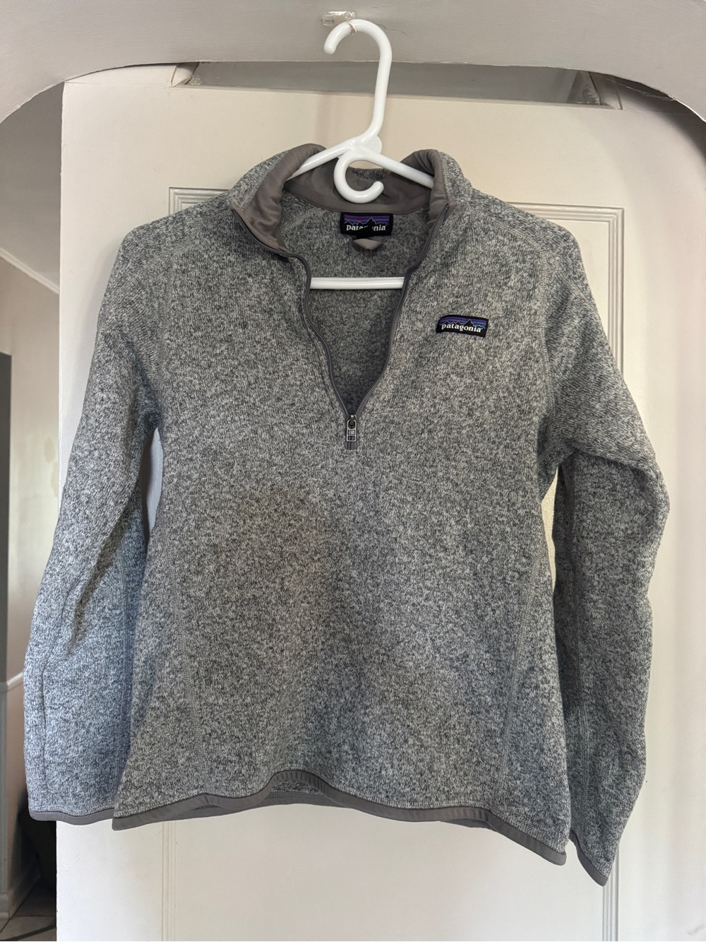 Patagonia Gray Women's Better Sweater 1/4 Zip Pullover
